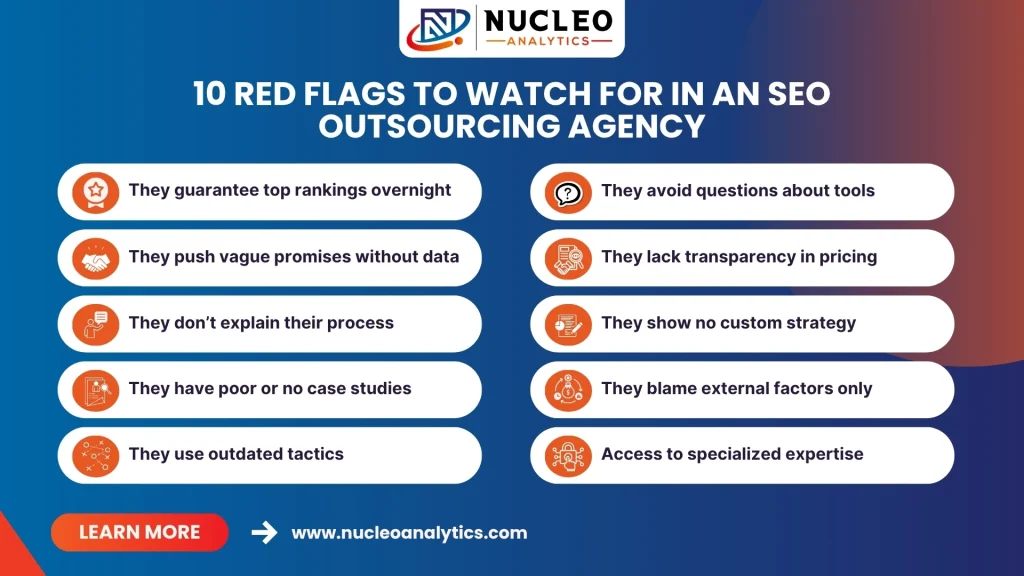 10 Red Flags to Watch for in an SEO Outsourcing Agency