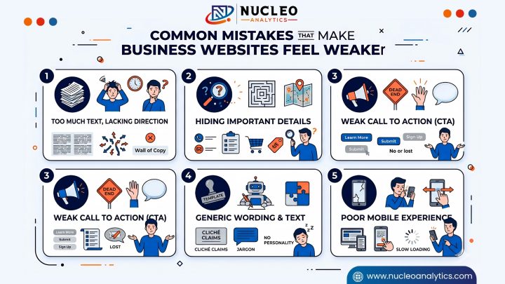 Common Mistakes That Make Business Websites Feel Weaker