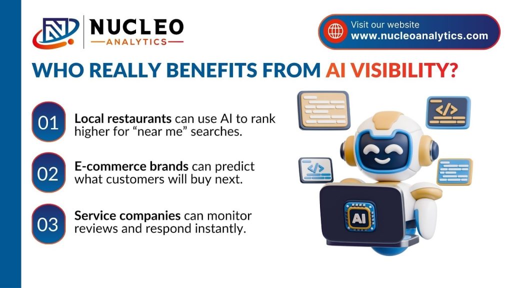 Benefits from AI Visibility