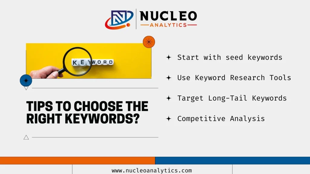 Tips to choose the right keywords