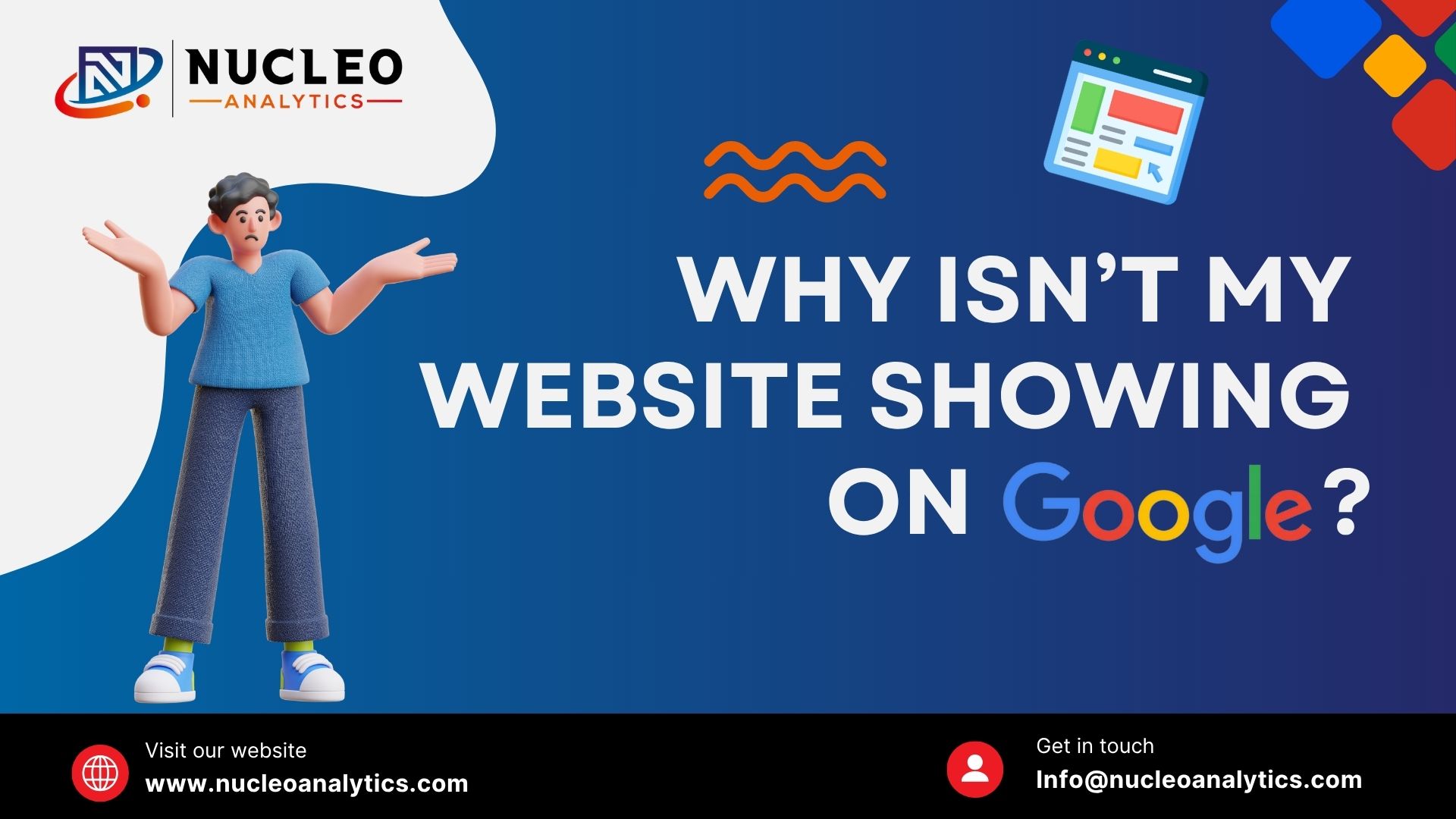 Why does my website not show up in Google search results?