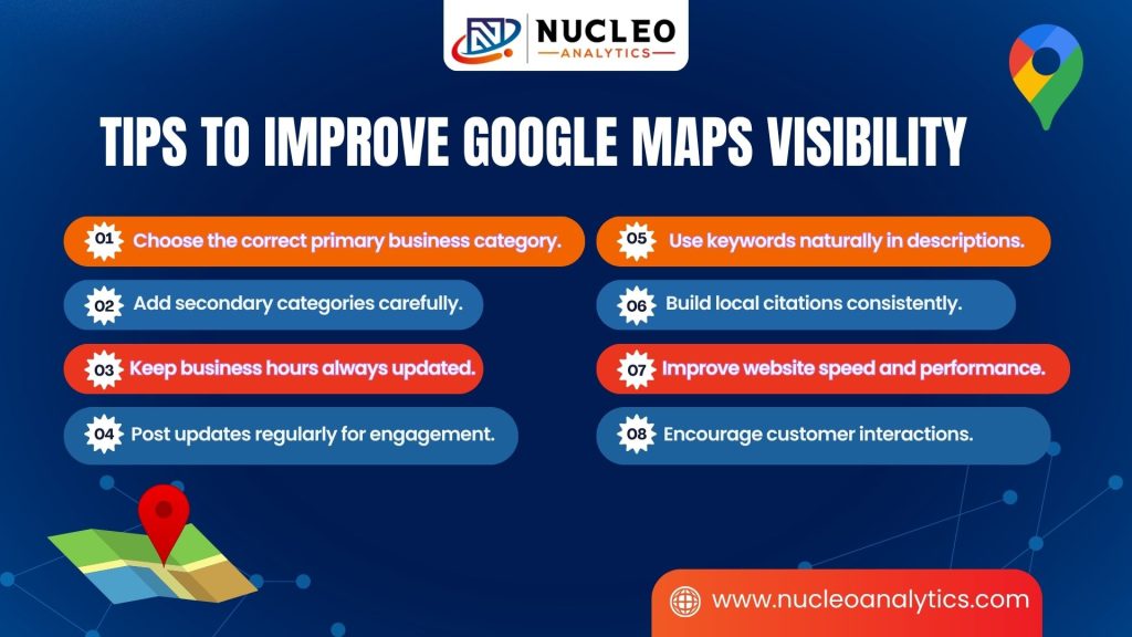 tips to improve google maps visibility
